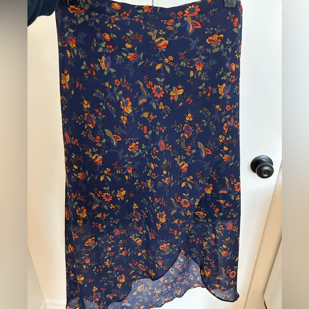 Madewell high low skirt